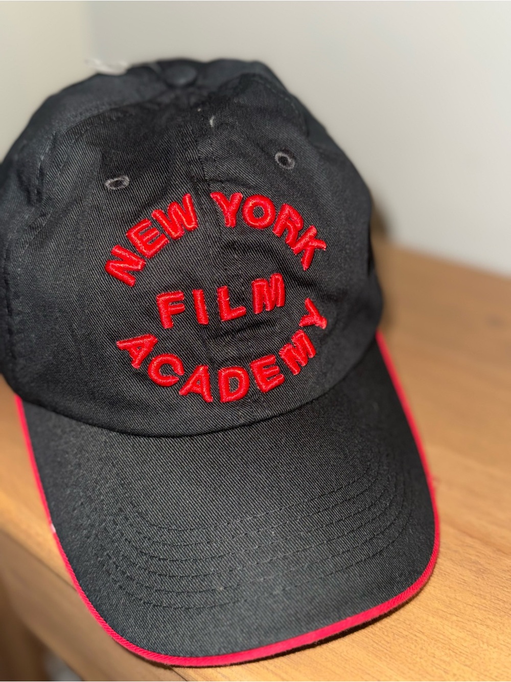 New York Film Academy Black & Red Baseball Cap